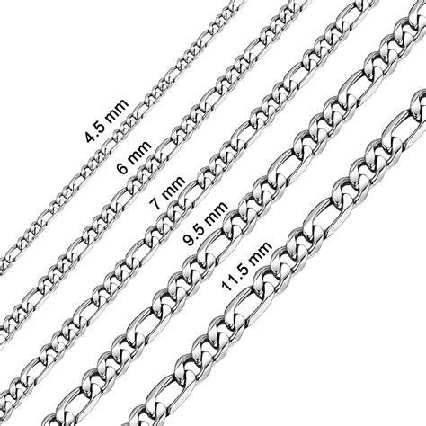 how do you measure the thickness of a necklace chain|necklace chain thickness chart.